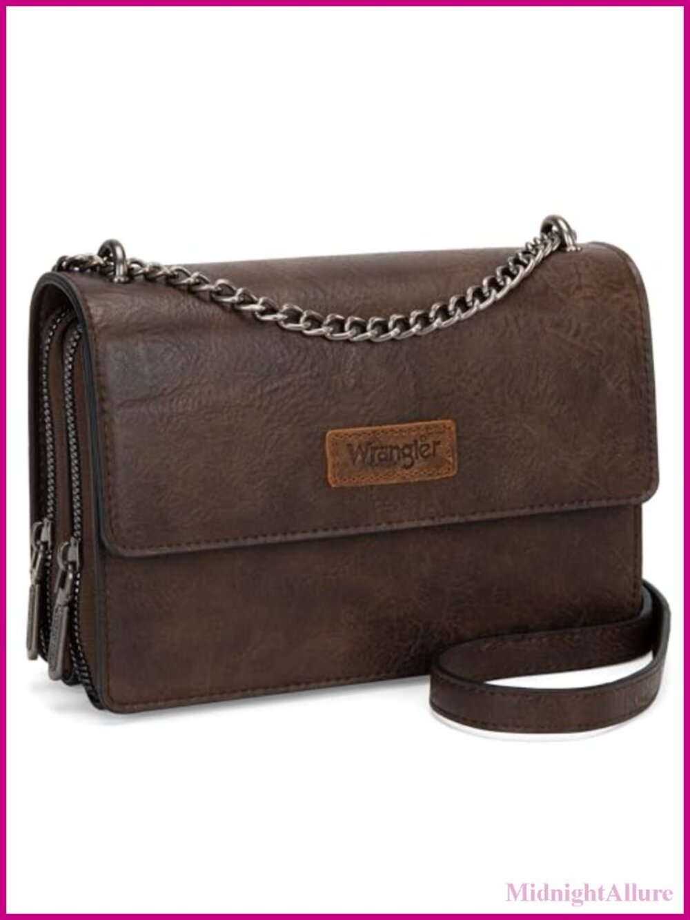 Chain Strap Crossbody Flap Purse Small Wallet Women Shoulder Bag